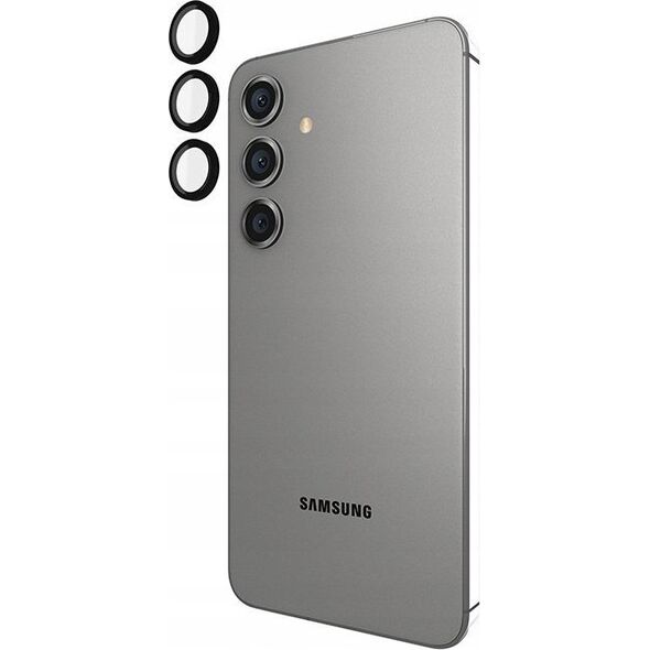 Case-Mate Case-Mate Aluminum Ring Lens Protector - Szkło ochronne na obiektyw aparatu Samsung Galaxy S24 (Black) 13300439 840171736519