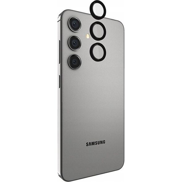 Case-Mate Case-Mate Aluminum Ring Lens Protector - Szkło ochronne na obiektyw aparatu Samsung Galaxy S24 (Black) 13300439 840171736519