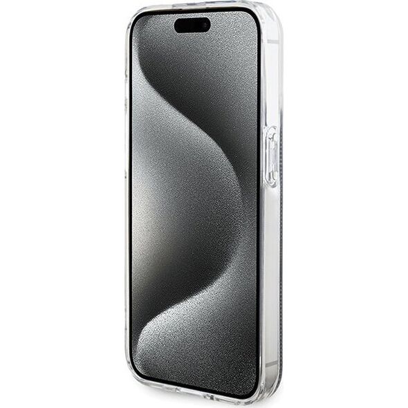 Guess Guess GUHCP15XH4PSEGK iPhone 15 Pro Max 6.7" czarny/black hardcase IML 4G Gold Stripe 13300753 3666339222710