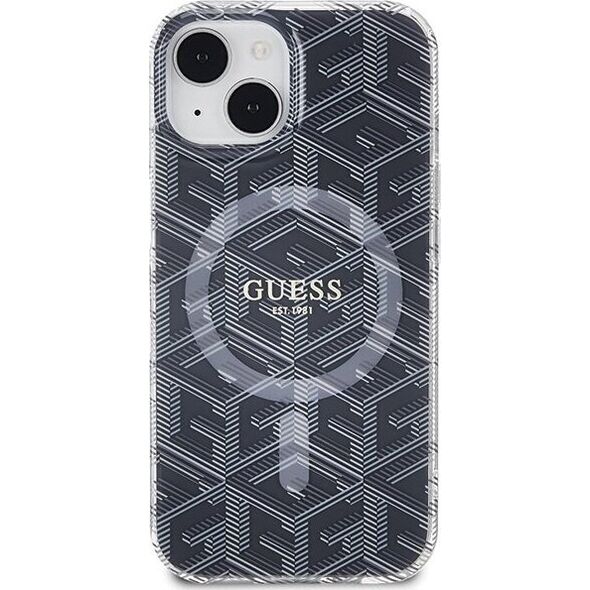 Guess Guess GUHMP15MHGCUSTGK iPhone 15 Plus / 14 Plus 6.7" czarny/black hardcase IML GCube MagSafe 13300778 3666339221850