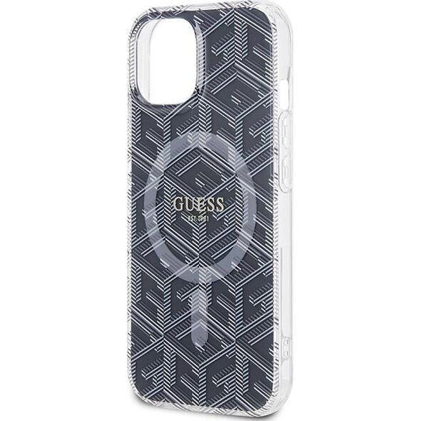 Guess Guess GUHMP15MHGCUSTGK iPhone 15 Plus / 14 Plus 6.7" czarny/black hardcase IML GCube MagSafe 13300778 3666339221850