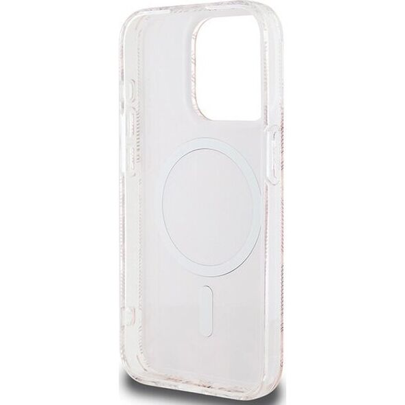 Guess Guess GUHMP15XHGCUSTGP iPhone 15 Pro Max 6.7" różowy/pink hardcase IML GCube MagSafe 13300784 3666339222017