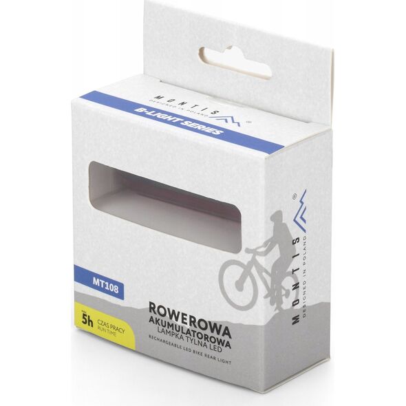 Montis Lampka rowerowa tył Montis MT108 13301993 5901811405846