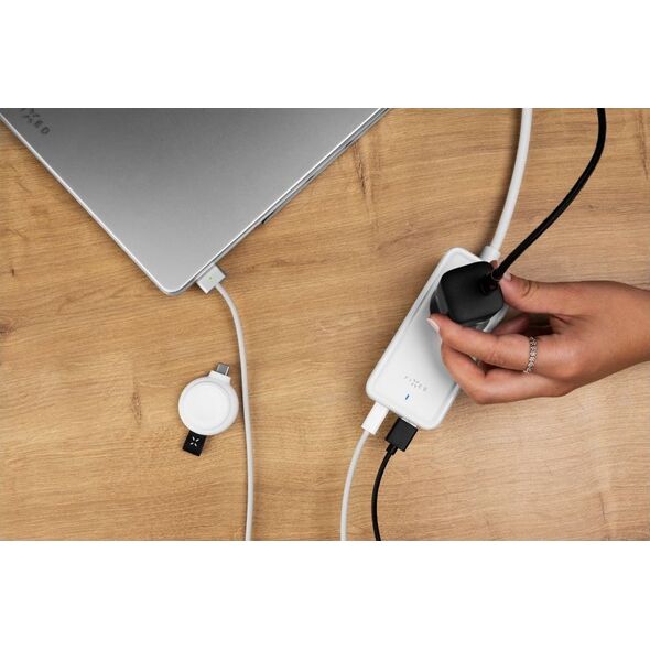 Ładowarka Fixed Listwa ładująca FIXED GaN III - 2xUSB-C/2xUSB, 1,5m, PD 65W, biała - Gwarancja bezpieczeństwa. Proste raty. Bezpłatna wysyłka od 170 zł. 13302844 8591680157372