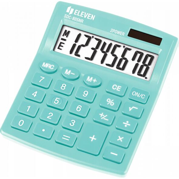 Kalkulator Eleven ELEVEN kalkulator biurowy SDC805NRNVE granatowy odcień perłowy 13304266 5904966860195
