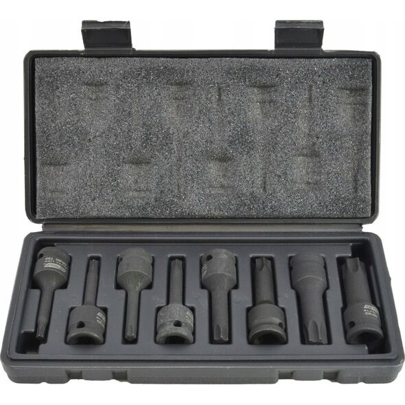 AWTools AWTOOLS KLUCZE UDAROWE TRZPIENIOWE TORX 8szt. BLACK LINE 13305266 5903678619381