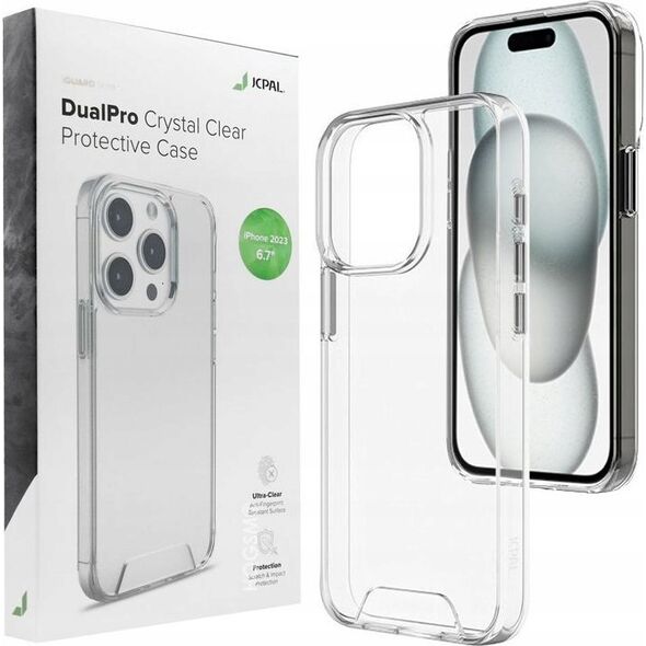 Jcpal JCPal iGuard DualPro Case - etui do iPhone 15 Plus przeźroczyste - Gwarancja bezpieczeństwa. Proste raty. Bezpłatna wysyłka od 170 zł. 13306217 6954661867585