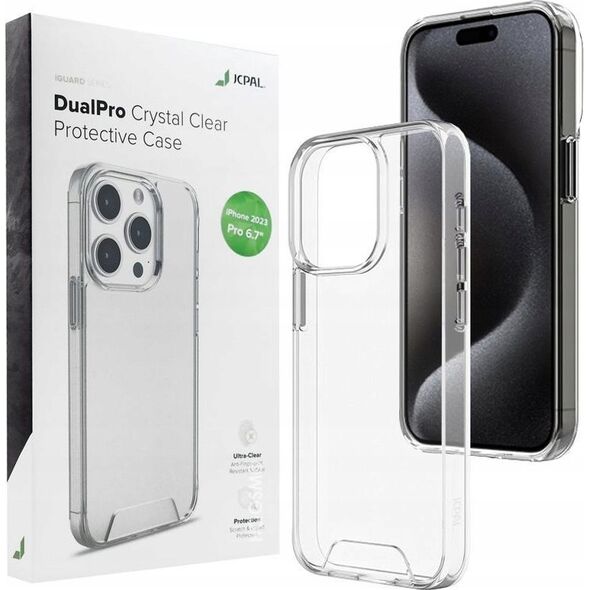 Jcpal JCPal iGuard DualPro Case - etui do iPhone 15 Pro Max przeźroczyste - Gwarancja bezpieczeństwa. Proste raty. Bezpłatna wysyłka od 170 zł. 13306224 6954661867592