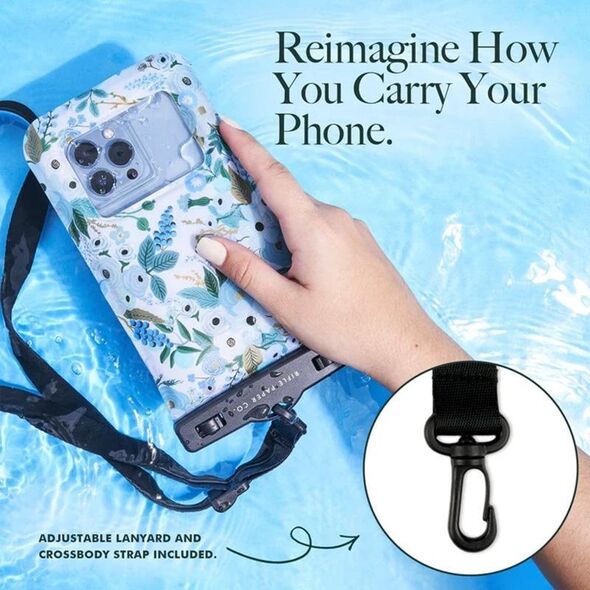 Rifle Paper Rifle Paper Waterproof Floating Pouch - Etui wodoodporne do smartfonów do 6.7" (Garden Party Blue) 13307092 840171723045