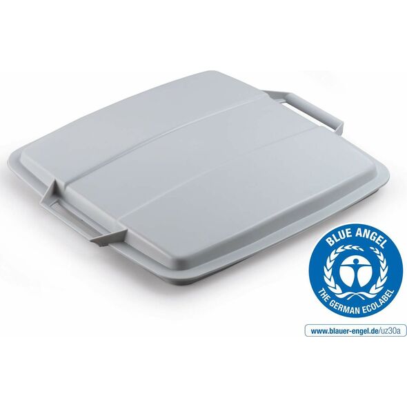 Durable DURABLE Deckel ECO für DURABIN 90L quadratisch grau 13307346 4005546738932