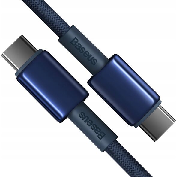 Kabel USB Baseus USB-C - USB-C 2 m Niebieski (P10319800321-04) 13307585 6932172655532