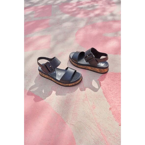 Rieker Rieker Sandals W0800-00 Czarne 38 13307709 4060596643360