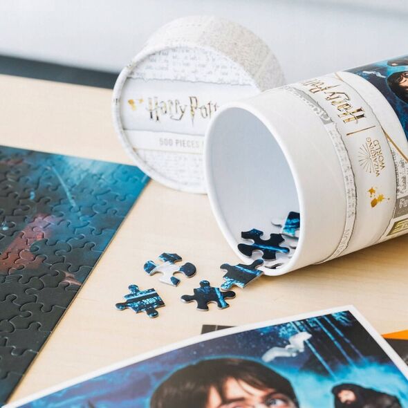 Harry Potter Harry Potter - Puzzle 500 elementów w ozdobnym pudełku (Harry Potter i Kamień Filozoficzny) 13315813 8435497290771