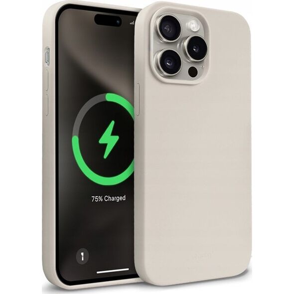 Crong Etui Crong Color Cover Magnetic Apple iPhone 15 Pro Max MagSafe kamienny beż 13316246 5904310704533