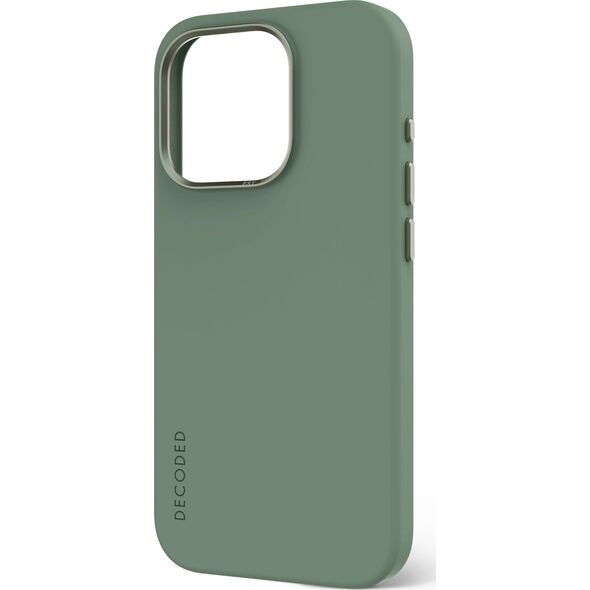 Decoded Decoded AntiMicrobial Silicone Backcover iP 15 Pro Max SageLeaf 13317165 8720593011116