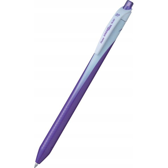 Pentel Pióro kulkowe Pentel EnerGel BL437 fioletowe, FIOLETOWY 13318262 884851033307