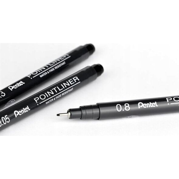 Pentel Cienkopis Pentel PointLiner 0.2mm czarny 13318273 884851060143