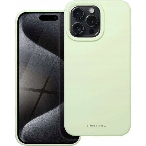 ROAR Futerał Roar Cloud-Skin - do iPhone 15 Pro Max Jasnozielony 13318668 5903396249501