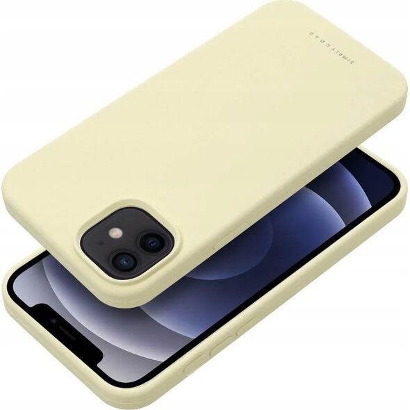 ROAR Futerał Roar Cloud-Skin - do iPhone 12 Jasnożółty 13318680 5903396250514