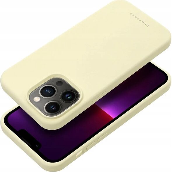 ROAR Futerał Roar Cloud-Skin - do iPhone 13 Pro Jasnożółty 13318703 5903396250231