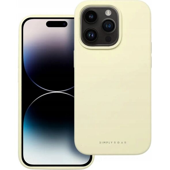 ROAR Futerał Roar Cloud-Skin - do iPhone 15 Plus Jasnożółty 13318726 5903396249617