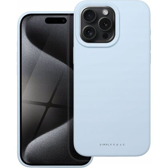 ROAR Futerał Roar Cloud-Skin - do iPhone 15 Pro Max Jasnoniebieski 13318729 5903396249563