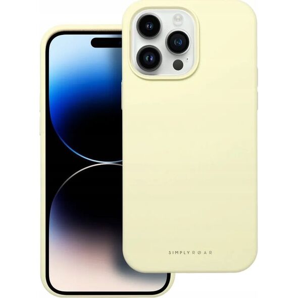 ROAR Futerał Roar Cloud-Skin - do iPhone 14 Pro Max Jasnożółty 13318739 5903396250859