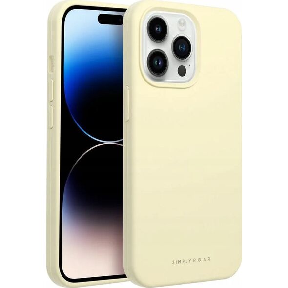 ROAR Futerał Roar Cloud-Skin - do iPhone 14 Pro Max Jasnożółty 13318739 5903396250859