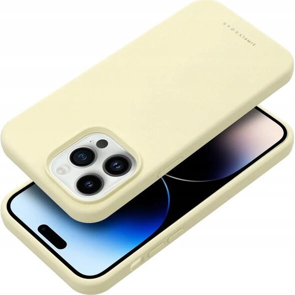 ROAR Futerał Roar Cloud-Skin - do iPhone 14 Pro Max Jasnożółty 13318739 5903396250859