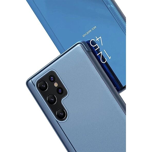 Hurtel Etui Clear View Case do Samsung S24+ z klapką - niebieskie 13319701 9145576284155