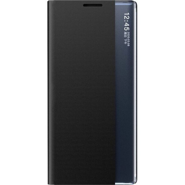 Hurtel Etui New Sleep View Case do Samsung S24 Ultra z klapką - czarne 13319711 9145576284360