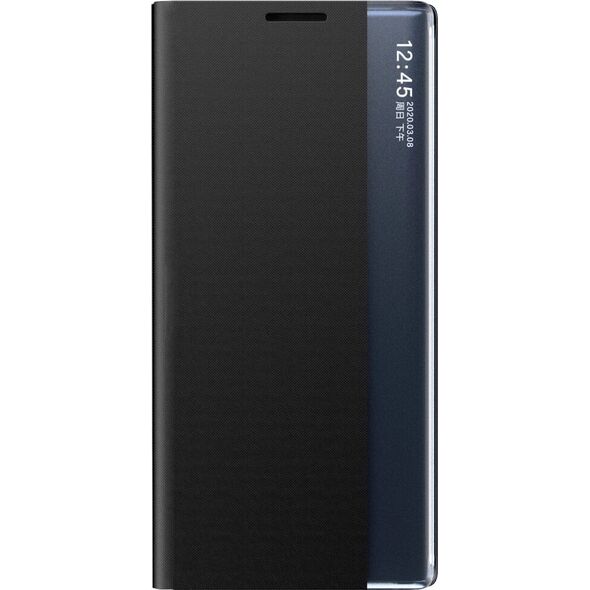 Hurtel Etui New Sleep View Case do Xiaomi POCO C65 / Redmi 13C z klapką - czarne 13319783 9145576284384