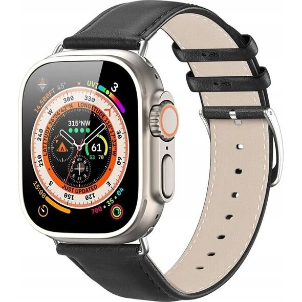 Dux Ducis DUX DUCIS pasek YS skórzany do Apple Watch 38 / 40 / 41 mm czarny 13320883 6934913023037