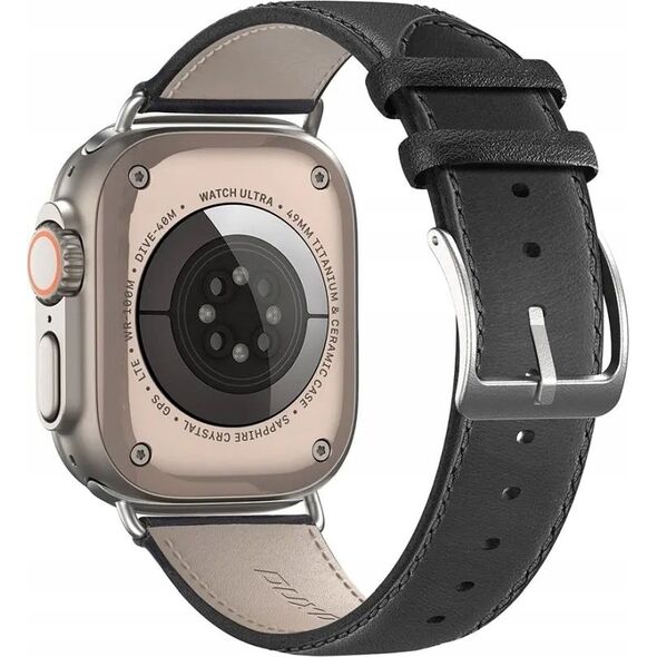 Dux Ducis DUX DUCIS pasek YS skórzany do Apple Watch 38 / 40 / 41 mm czarny 13320883 6934913023037