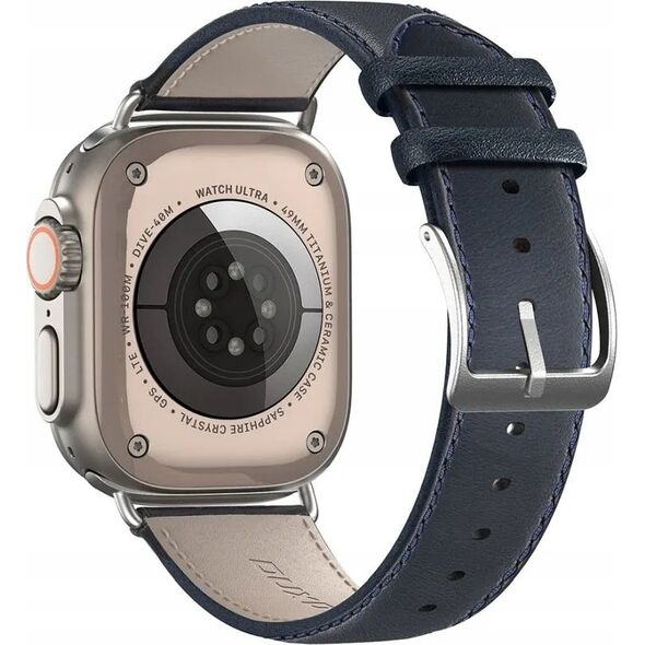 Dux Ducis DUX DUCIS pasek YS skórzany do Apple Watch 38 / 40 / 41 mm niebieski 13320895 6934913023044