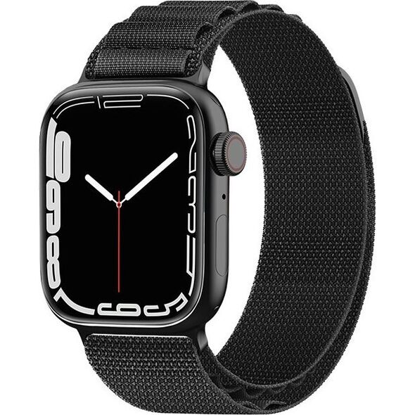 Hurtel Pasek ze stalową sprzączką Alpine do Apple Watch 38/40/41 mm - czarny 13320915 9145576283141