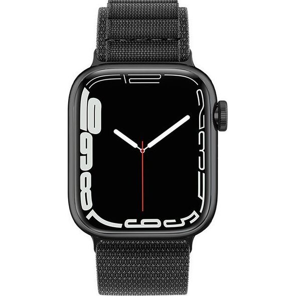 Hurtel Pasek ze stalową sprzączką Alpine do Apple Watch 38/40/41 mm - czarny 13320915 9145576283141