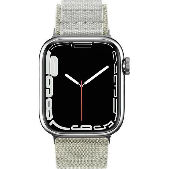 Hurtel Pasek ze stalową sprzączką Alpine do Apple Watch 42/44/45/49 mm - srebrny 13320918 9145576283219