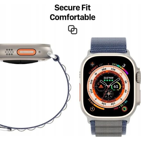 Dux Ducis DUX DUCIS pasek GS nylonowy do Apple Watch 42 / 44 / 45 / 49 mm niebieski 13321076 6934913023747