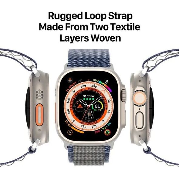 Dux Ducis DUX DUCIS pasek GS nylonowy do Apple Watch 42 / 44 / 45 / 49 mm niebieski 13321076 6934913023747