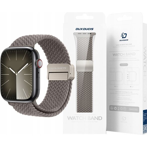 Dux Ducis DUX DUCIS pasek MIXTURE PRO pleciony do Apple Watch 38 / 40 / 41 mm jasno beżowy 13321078 6934913023976
