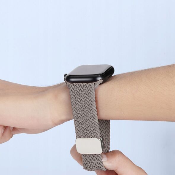 Dux Ducis DUX DUCIS pasek MIXTURE PRO pleciony do Apple Watch 38 / 40 / 41 mm jasno beżowy 13321078 6934913023976
