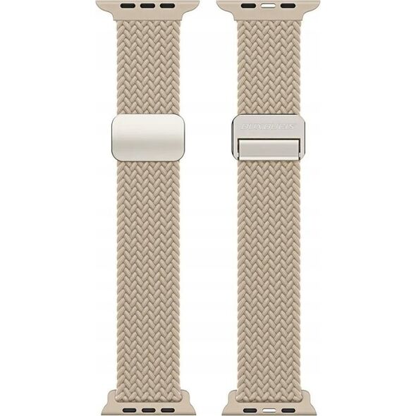 Dux Ducis DUX DUCIS pasek MIXTURE PRO pleciony do Apple Watch 38 / 40 / 41 mm jasno beżowy 13321078 6934913023976