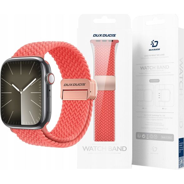 Dux Ducis DUX DUCIS pasek MIXTURE PRO pleciony do Apple Watch 38 / 40 / 41 mm guava 13321080 6934913023952