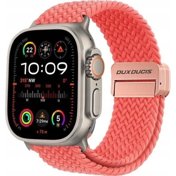 Dux Ducis DUX DUCIS pasek MIXTURE PRO pleciony do Apple Watch 38 / 40 / 41 mm guava 13321080 6934913023952