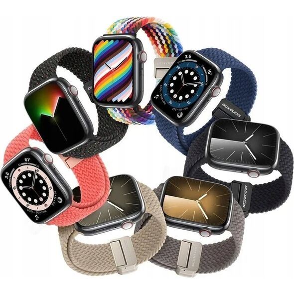 Dux Ducis DUX DUCIS pasek MIXTURE PRO pleciony do Apple Watch 38 / 40 / 41 mm guava 13321080 6934913023952