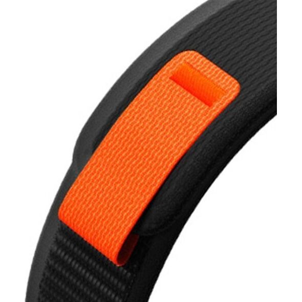 Braders Nylon Garmin Fenix 5 / 6 / 6 Pro / 7 Czarny / Pomarańczowy 13321138 9319456606751