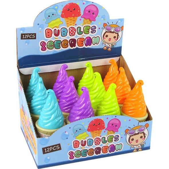 LeanToys Bańki Mydlane Lody 4 Kolory 80ml 13321231 5905323213432