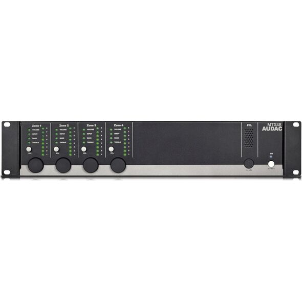 System przekazu sygnału AV Audac AUDAC MTX48 4-strefowa matryca audio 13332416 5414795028890