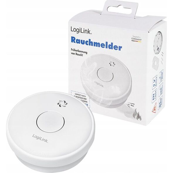 LogiLink LogiLink Rauchmelder austauschbare 9V Batterie    weiß 13332945 4052792065435